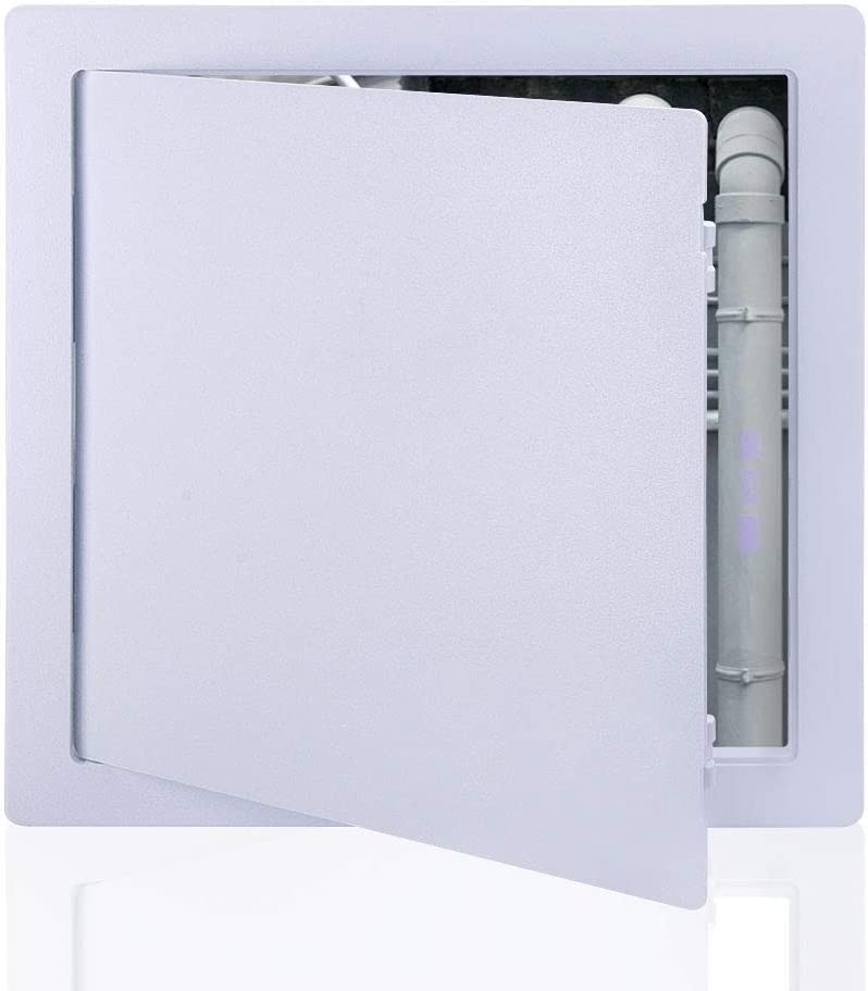 Plastic Access Panel 10x10 Inch for Drywall Ceiling  Plumbing Wall Access