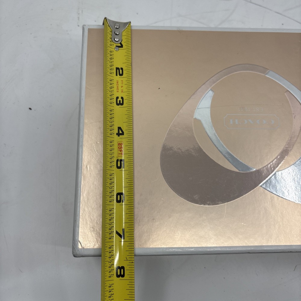 coach love de parfum empty box