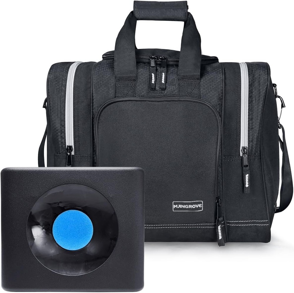 Compact Bowling Tote with Adjustable Straps & Durable Design for Serious Bowlers