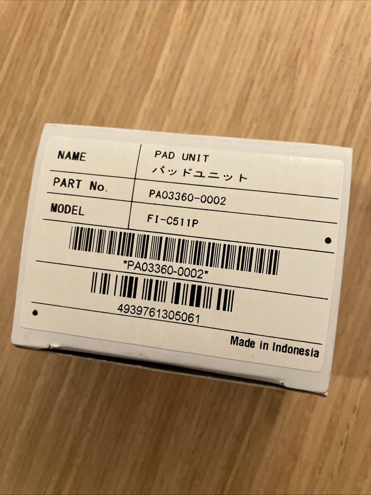 NEW Fujitsu ScanSnap PA03360-0002 Pickup Roller Pad Unit S510 S500/500M fi-5110C