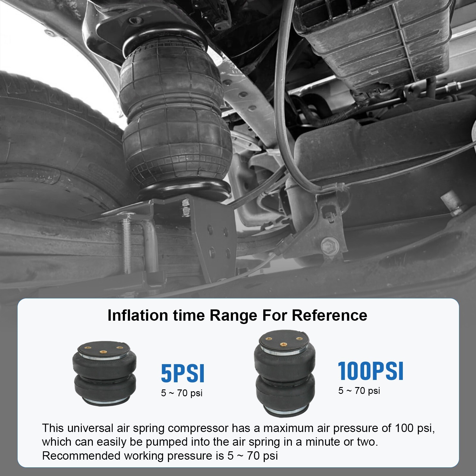 25804 Air Suspension Compressor Guage Switch Amps Kit Air Lift Bag Control Kit