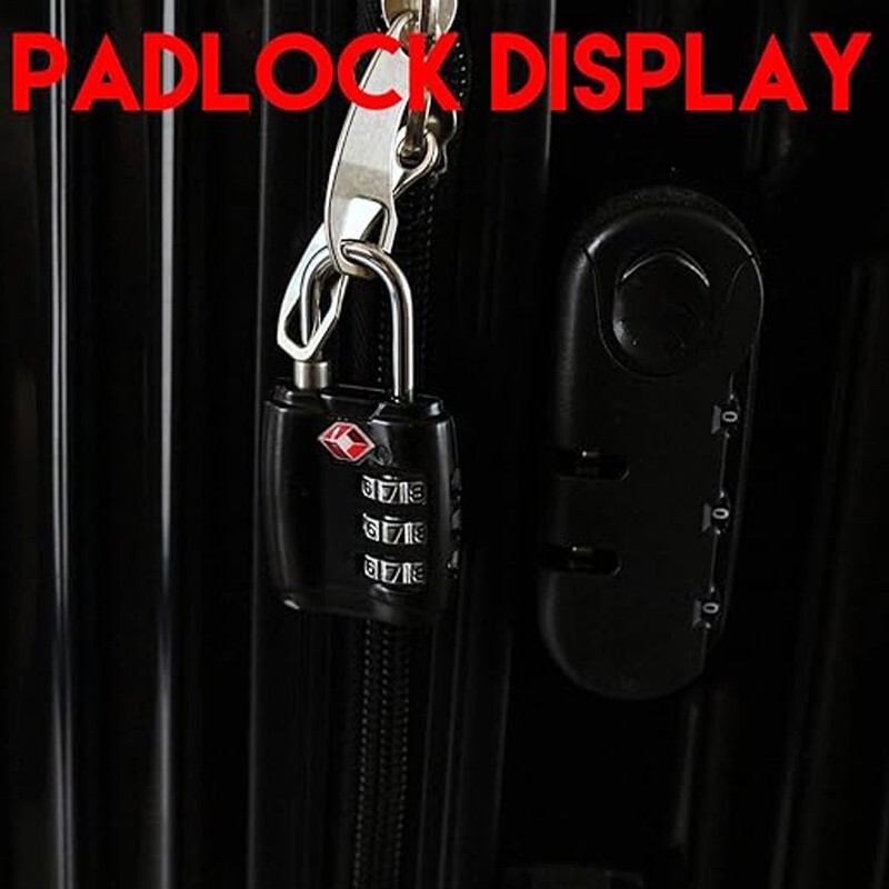 TSA Approved Combination Lock PadLock Locker Locks Security Suitcase Luggage Bag