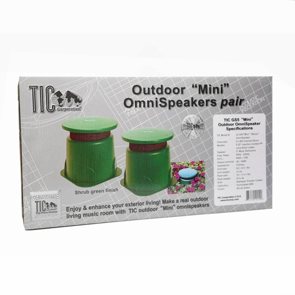 TIC GS5 - 100W 5" Compact Omni Speakers 2 X (pair)