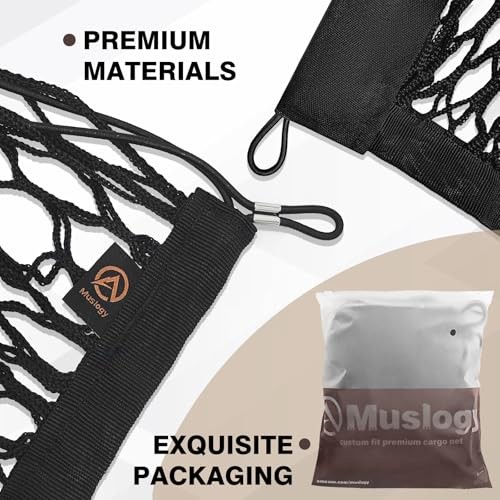Envelope Style Trunk Cargo Net Compatible with 2015-2020 Chevy Tahoe, GMC