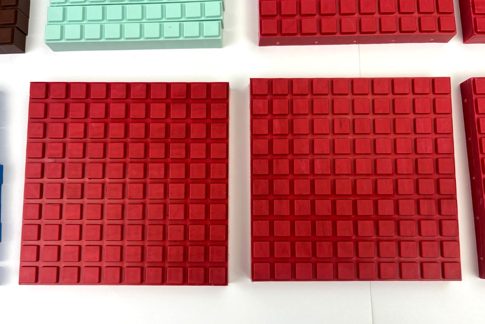 Math U See Integer Block Kit Manipulatives w Case Incomplete Homeschool