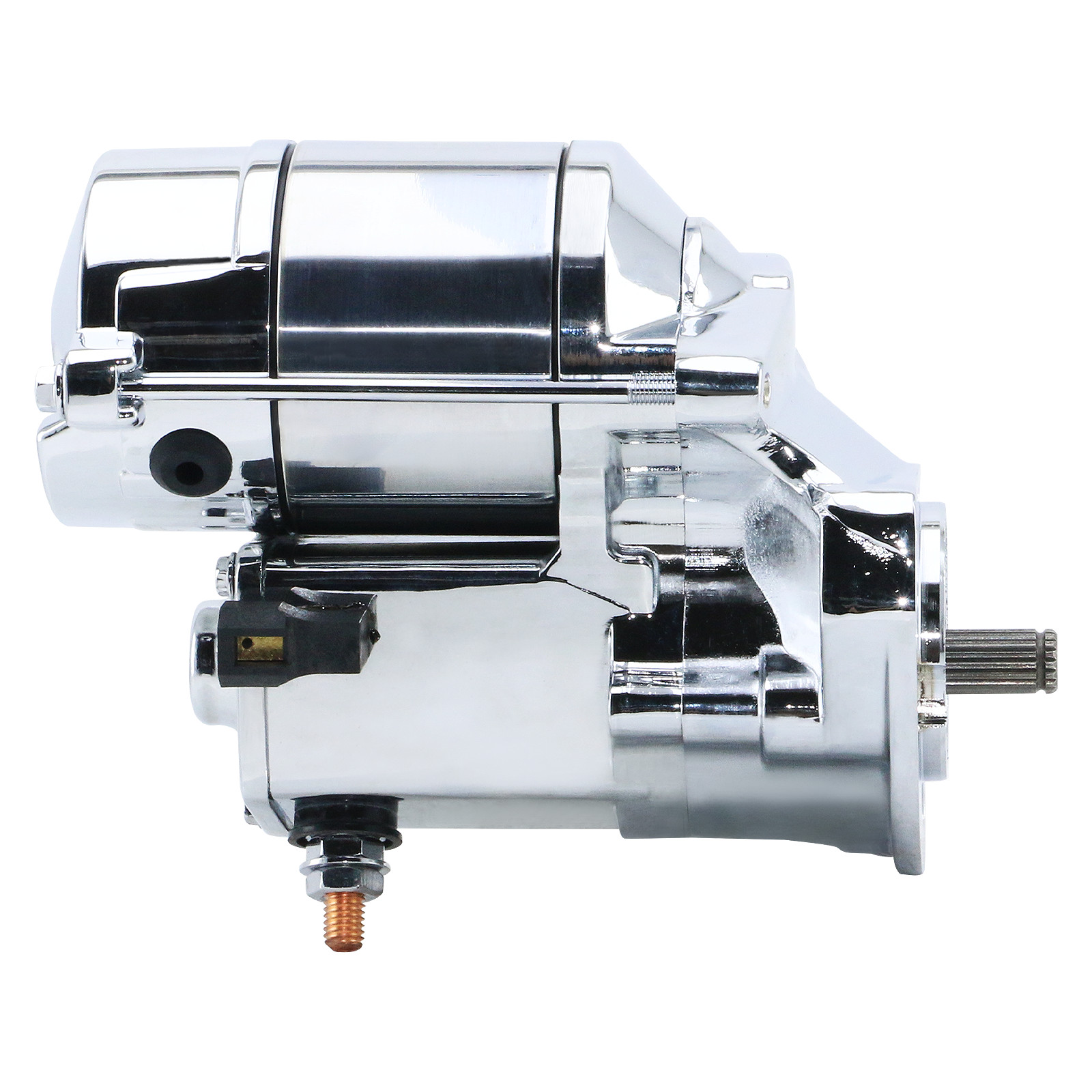 CHROME MOTORCYCLE STARTER FOR 94-06 HARLEY DAVIDSON 31553-94/A 31559-99A