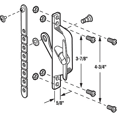 CRL H3547 Bronze Universal Louver "Break-Off" Window Operator