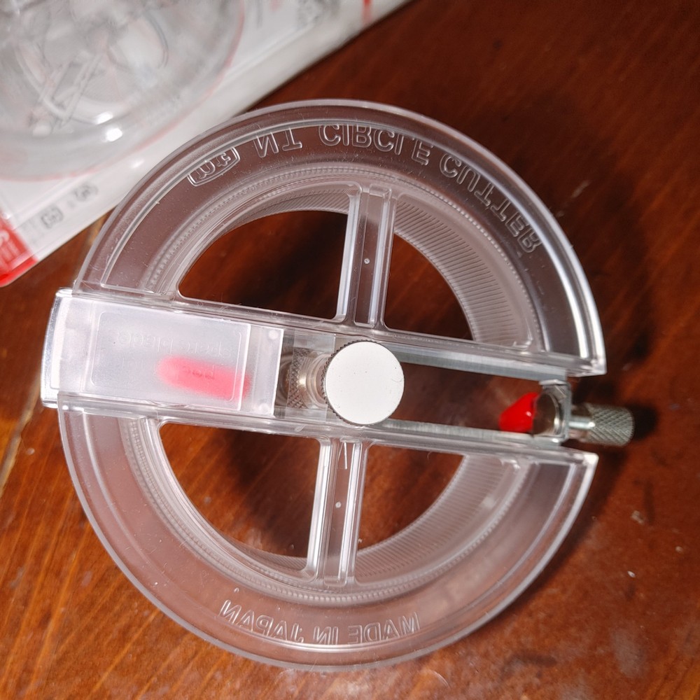 NT Cutter IC-1500P Circle Compass Paper Cutting Craft Circular Cuts 17cmDiameter