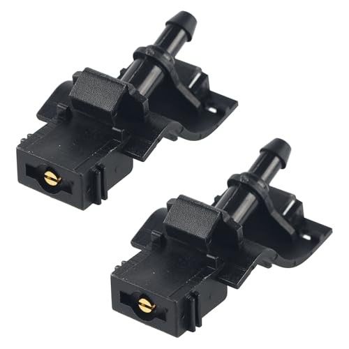 2pcs Windshield Washer Nozzles, Plastic Adjustable Windscreen Wiper Nozzle