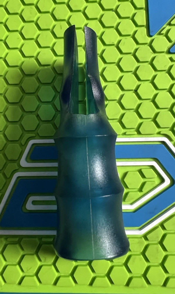 JAVA SPYDER KINGMAN PAINTBALL MARKER 45* GRIPS - TRANSPARENT BLUE