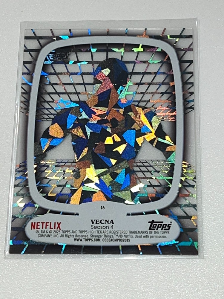 2025 Topps High Tek Stranger Things Hellfire Diffractor /99 *YOU PICK*