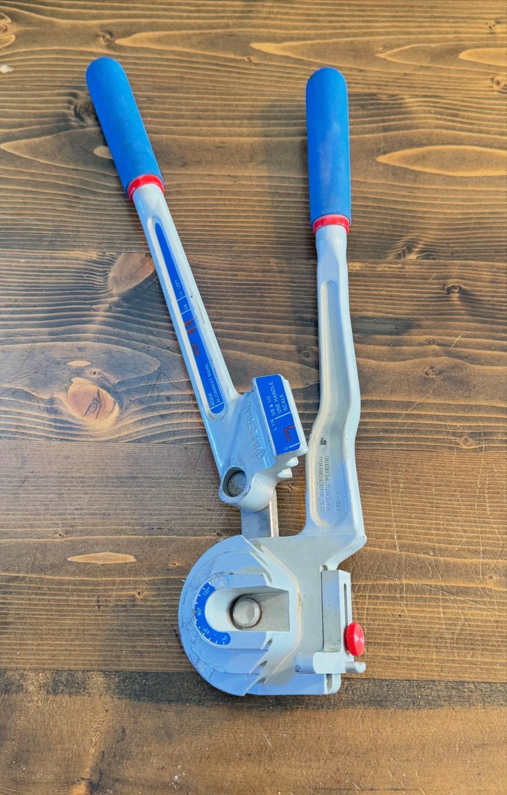 Imperial Triple Head 180 Degree Tube Bender, 370-FH for 3/16in to 1/2in Capacity