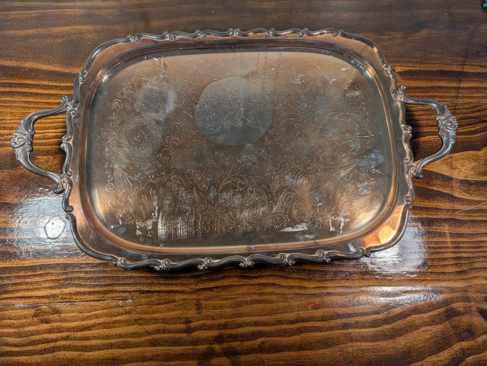 FB roggers silver tray set