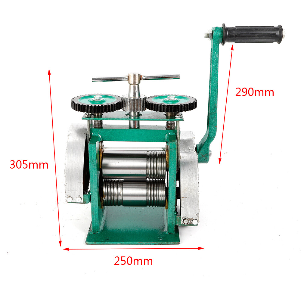 Rolling Mill Machine Rollers Metal Wire Flat Jewelry Tool Manual Combination