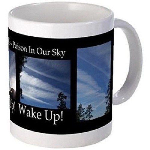 11oz mug Chemtrails - Printed Ceramic Coffee Tea Cup Gift