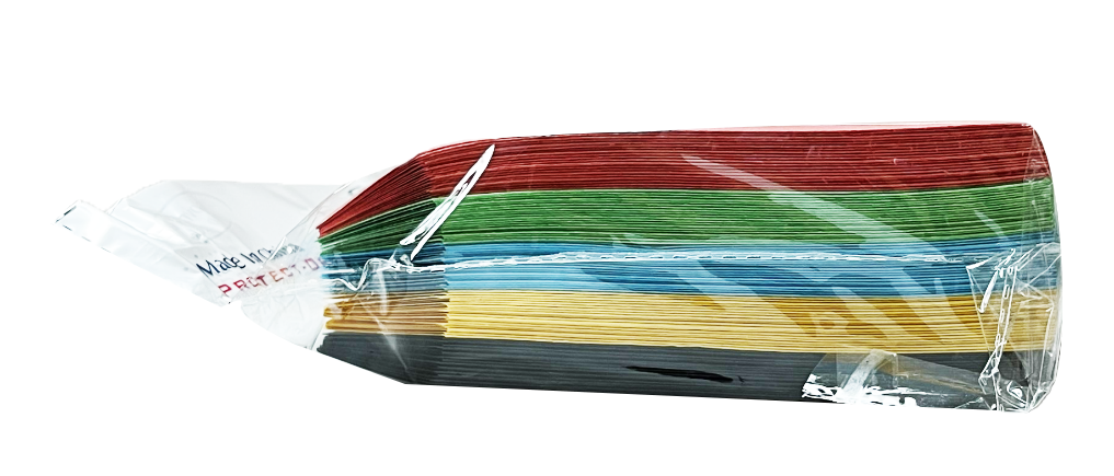 PREMIUM 100 CD DVD Assorted Multi Color Paper Sleeves Envelopes window & flap