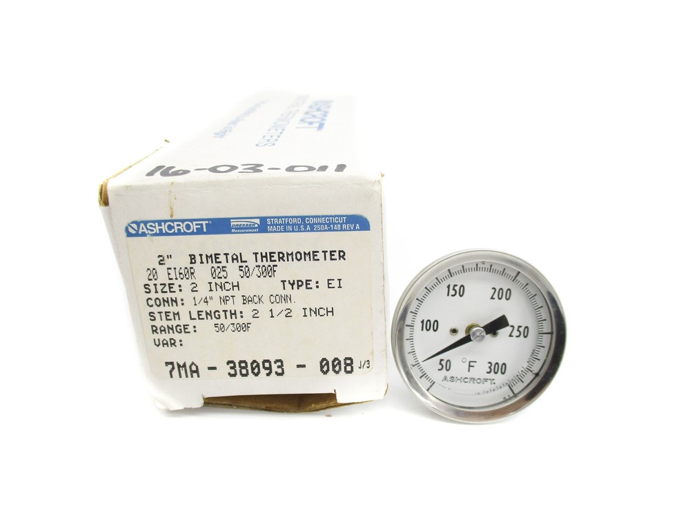 ASHCROFT 20EI60R02550/300F NSMP