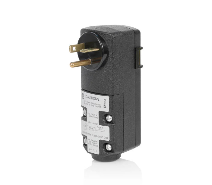 GSRA2 16793 GFCI Self-Test Right Angle Plug-In 20 AMP 115V with Automatic Reset