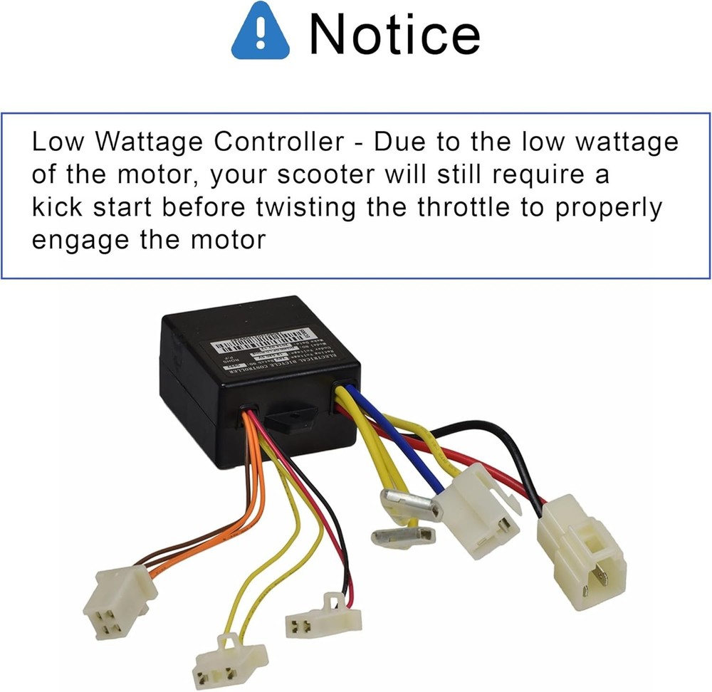 Easy Installation ZK2400-DP Controller with 4-Wire Throttle for Razor Models