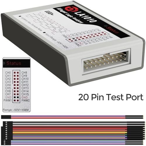 16-Channel USB Logic Analyzer 100MHz, PC Software for Windows, Mac & Linux