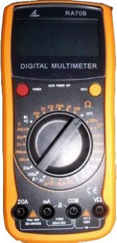 1 REK Digital Multimeter Capacitance, Temp, Frequency RA70D