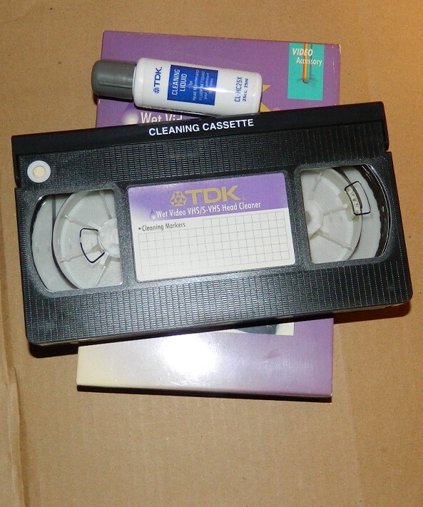 TDK Wet Video VHS Head Cleaner