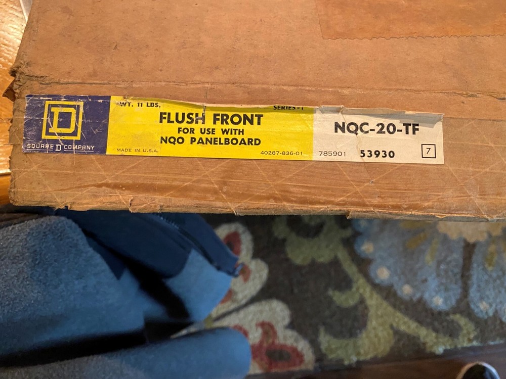 SQUARE D NCQ-20-TF FLUSH FRONT (SS-19)