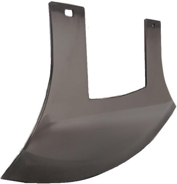 6" Ulu Blank Blade with Clear Stainless Steel Finish Knife