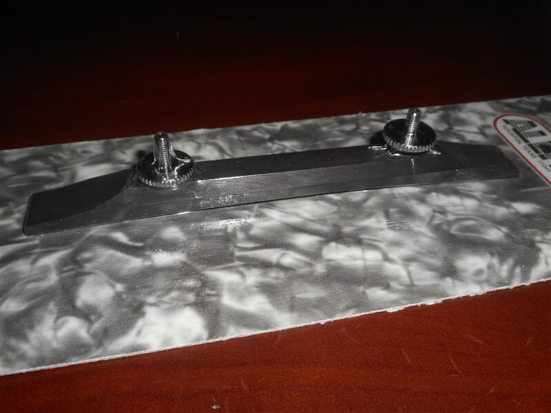 NEW - Ebony Tunematic Bridge Base, 2-29/32" Spacing