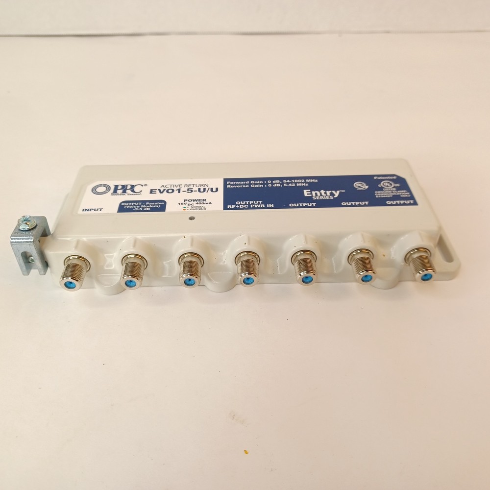 PPC EVO1-5-U/U Amplifier Signal Splitter No Power Adapter