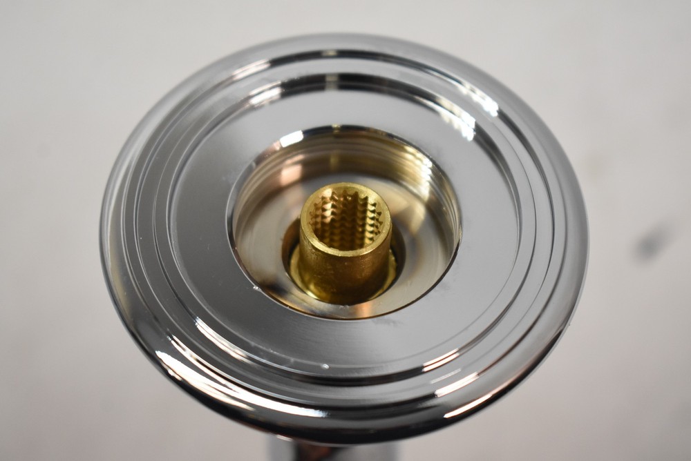 Polished Chrome Brass Stopper Handle Bathroom Tub Drain Deck Mount Replacement