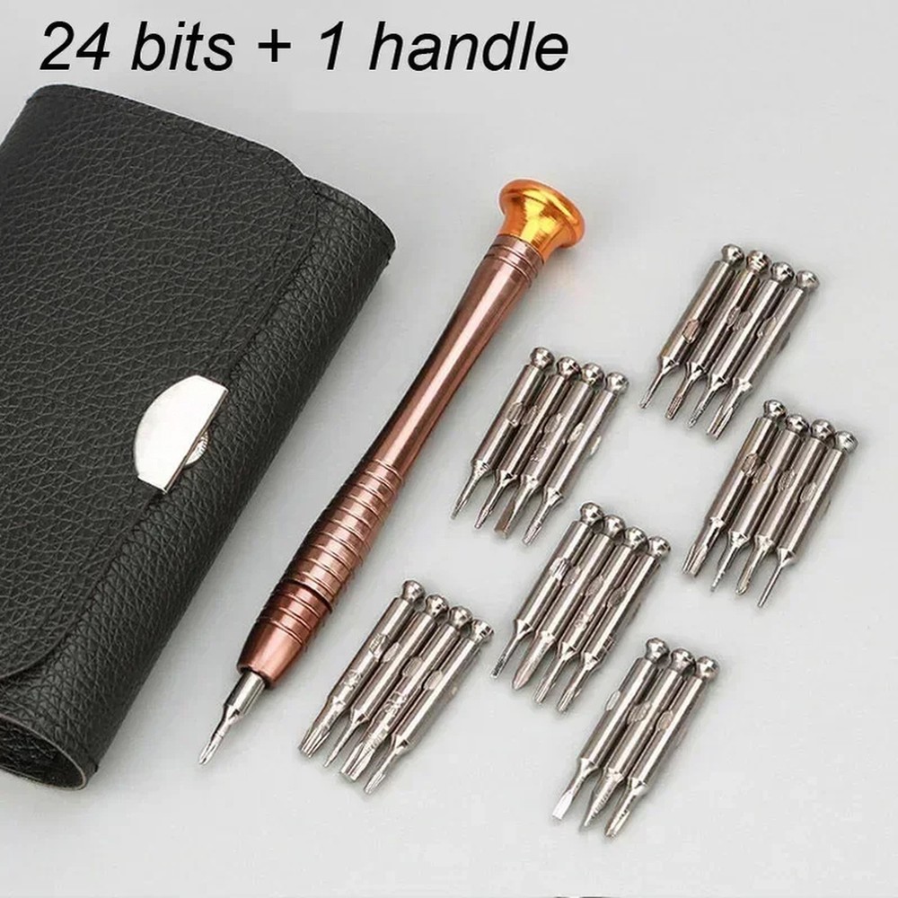 24-Piece Precision Screwdriver Set Torx Bits Electronics Repair Tool Kit