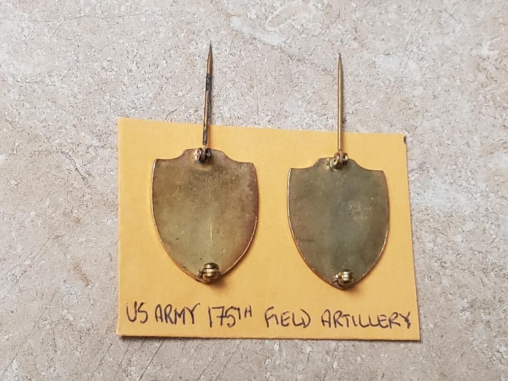 US Army 175th Field Artillery DUI Crest (Pair)