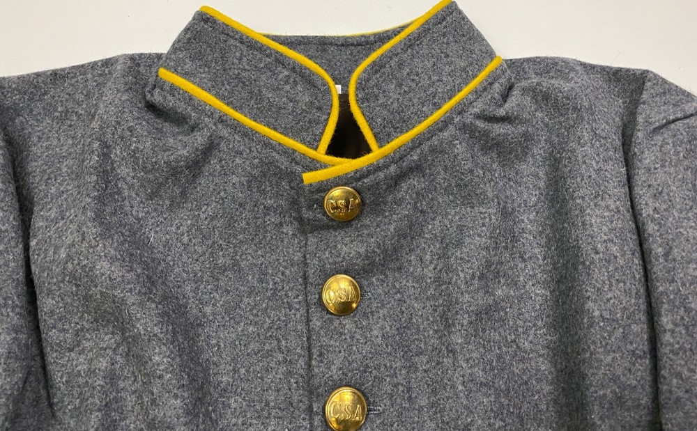 CIVIL WAR CS CSA CONFEDERATE CAVALRY SHELL JACKET-XLARGE 46R,48R