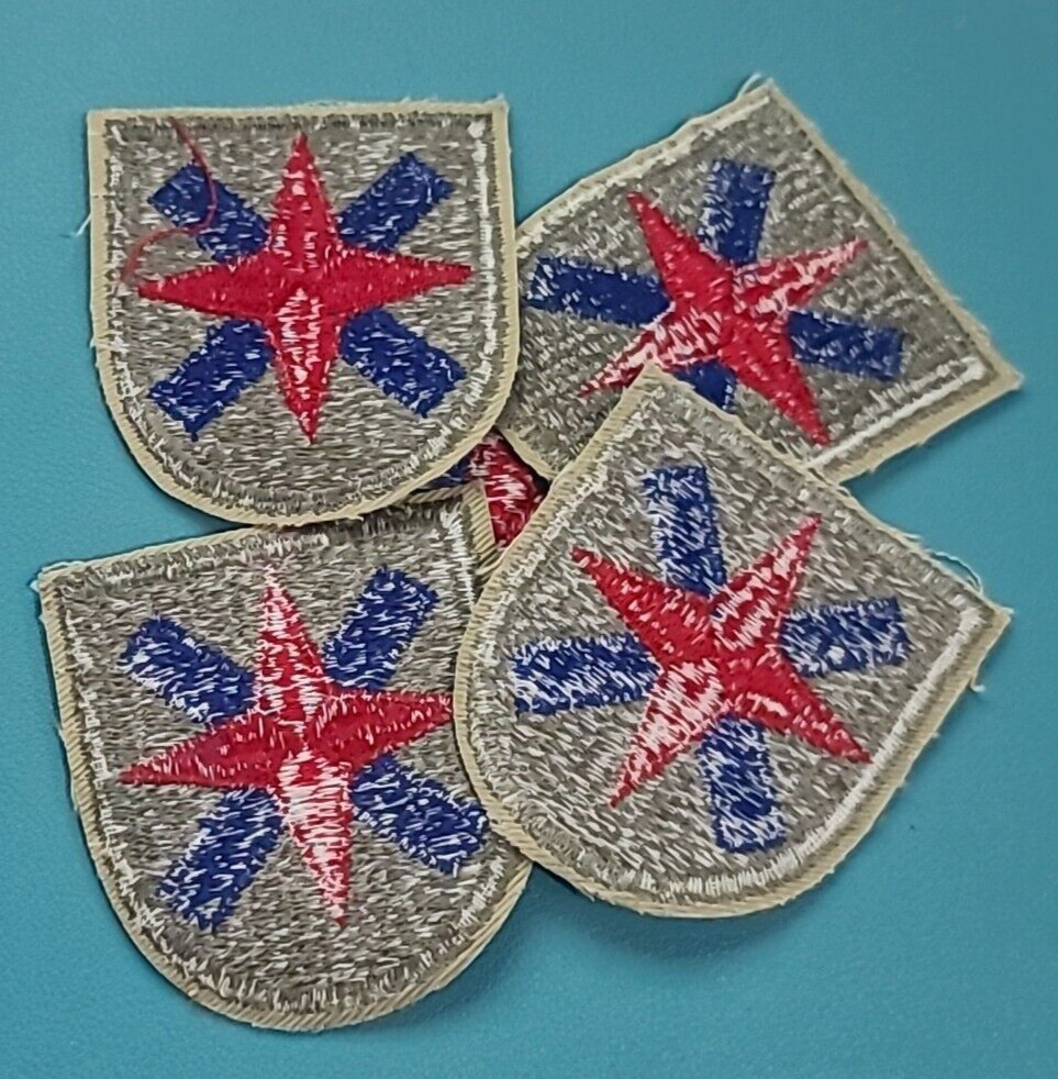 14th Army Corps Patch-Cut Edge-Snow Back-Original WW-II (1 Patch)*
