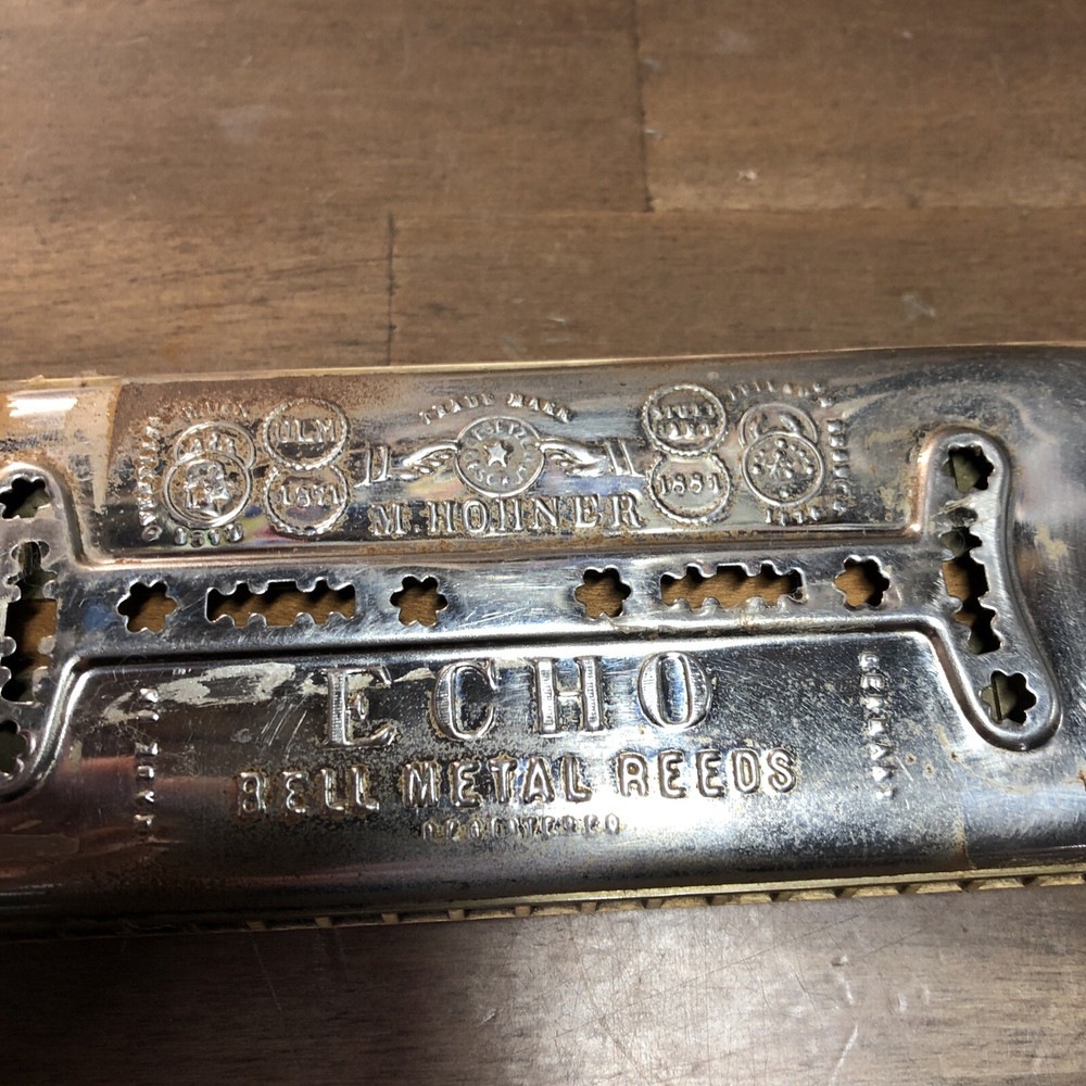 Vintage Echo Harp Hohner Harmonica in original box