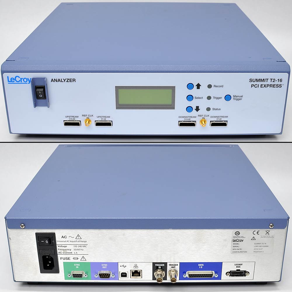 Teledyne LeCroy Summit T2-16 PCI Express PCIe Protocol Analyzer PE038AAA-X