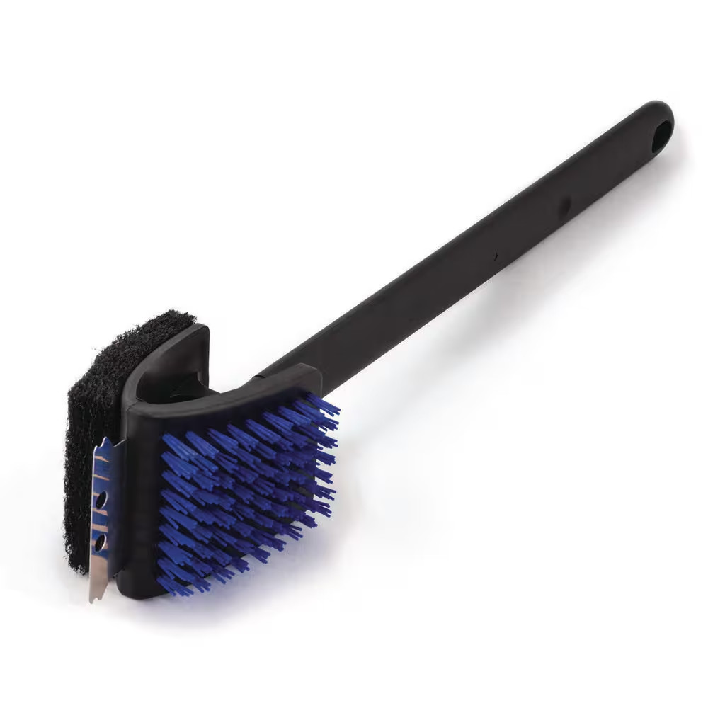 17 In. 3-In-1 Nylon Grill Brush