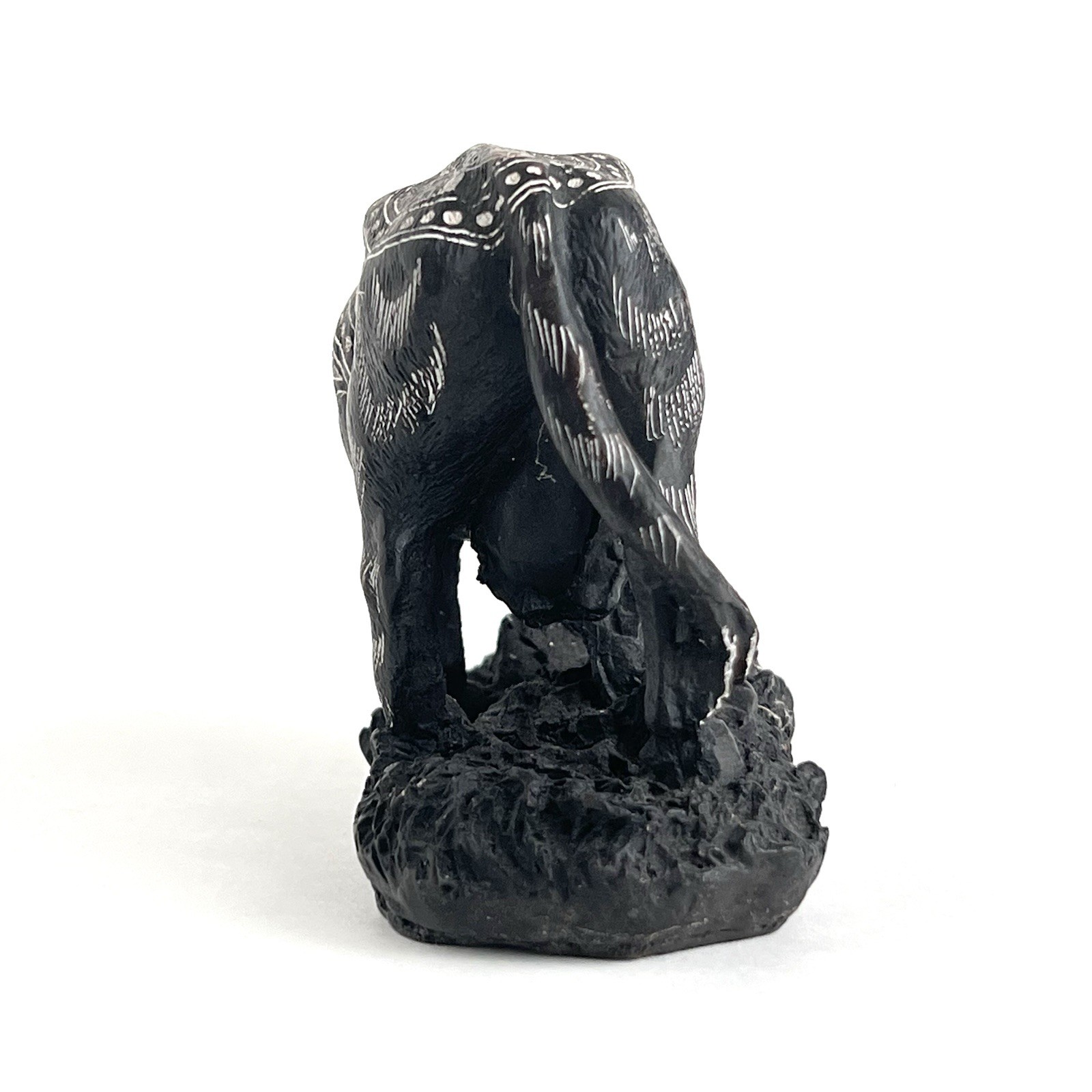 Cow Bull Figurine With Intricate Art