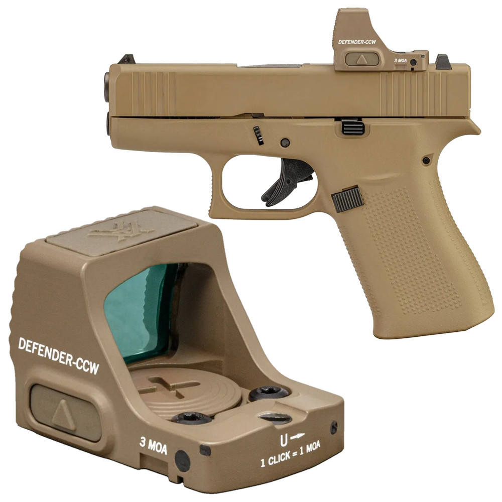 Vortex Optics Defender-CCW 3 MOA Micro Red Dot Tan DFCCW-MRD3-T