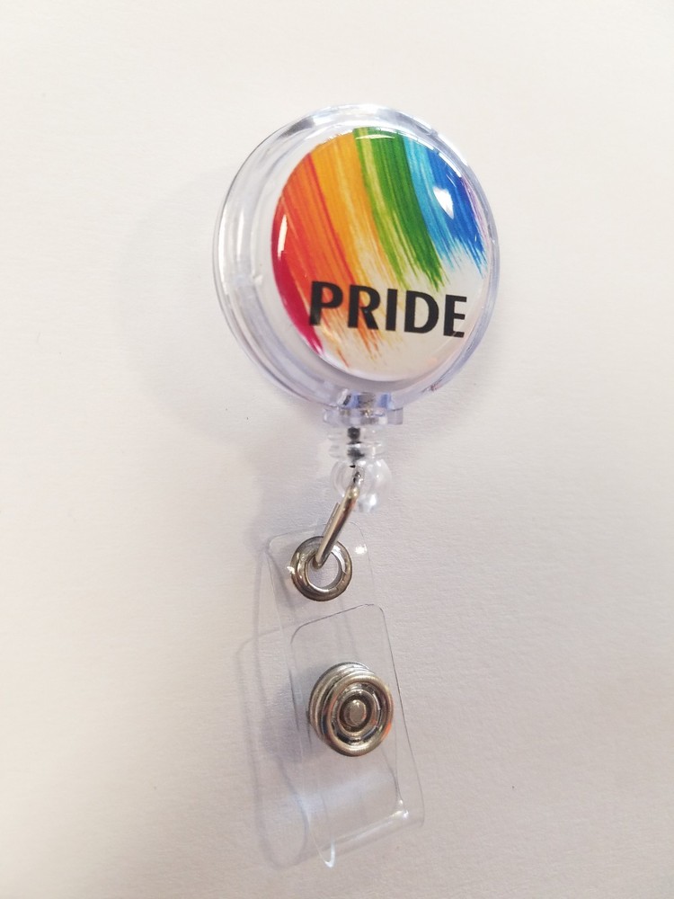 Pride All Unite . Retractable Badge Name Tag ID Holder 3D