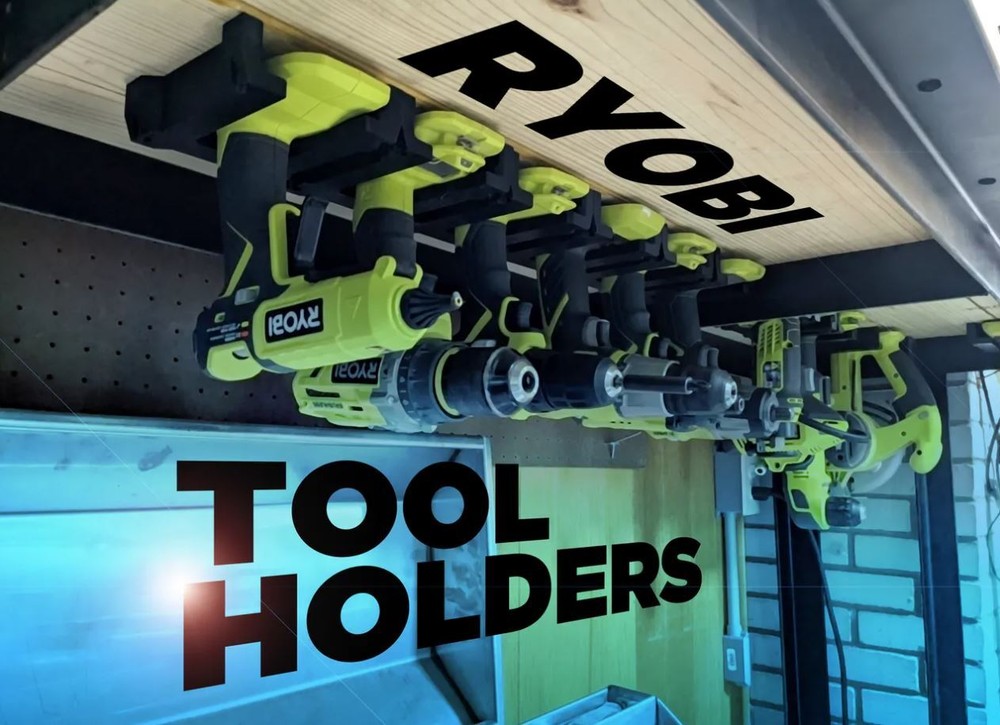 4x Ryobi One + 18V tool holder mount bracket storage-AUS STOCK 🇦🇺