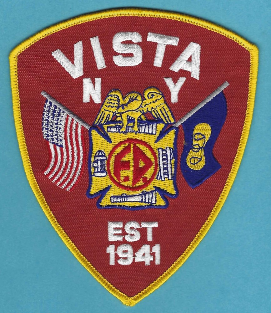 VISTA NEW YORK FIRE RESCUE PATCH