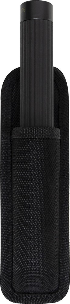 Black Rotating Swivel Long Baton or Flashlight Holder Pouch