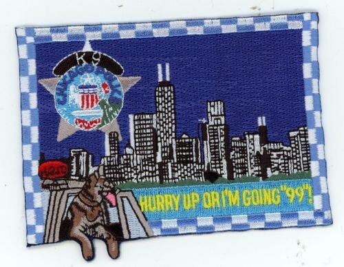 ILLINOIS IL CHICAGO POLICE K-9 NICE SHOULDER PATCH SHERIFF