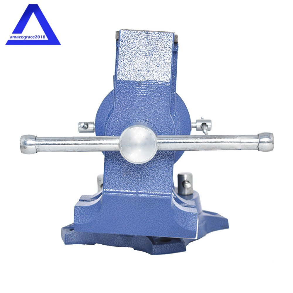 5" Heavy Duty Swivel Multi-Purpose Rotating Bench Vise 360 Degrees Rotation