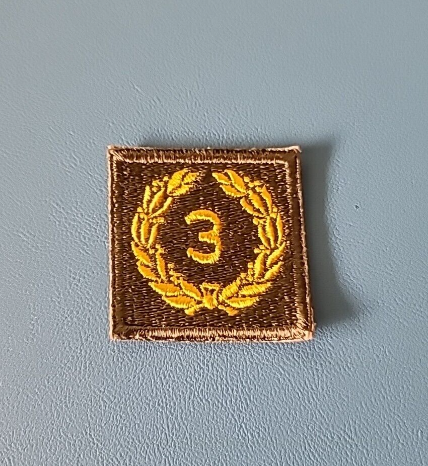One-WW2-3rd Award Distinguished Unit Citation-Snow Back Patch- (1) One Patch)*
