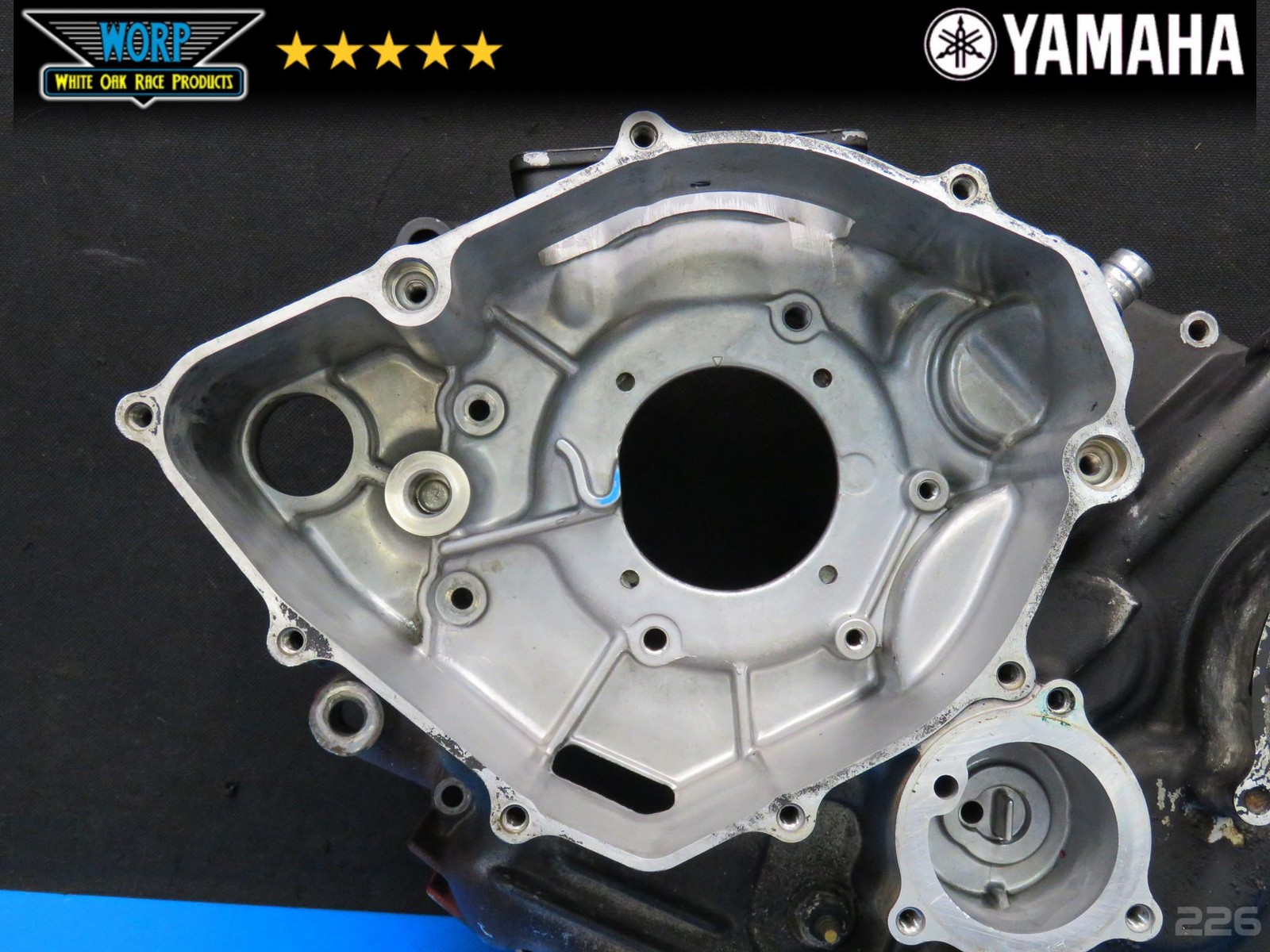 2006 YAMAHA RAPTOR 350 MATCHED LEFT RIGHT CRANK CASES CRANKCASE SET ~ OEM 04-13