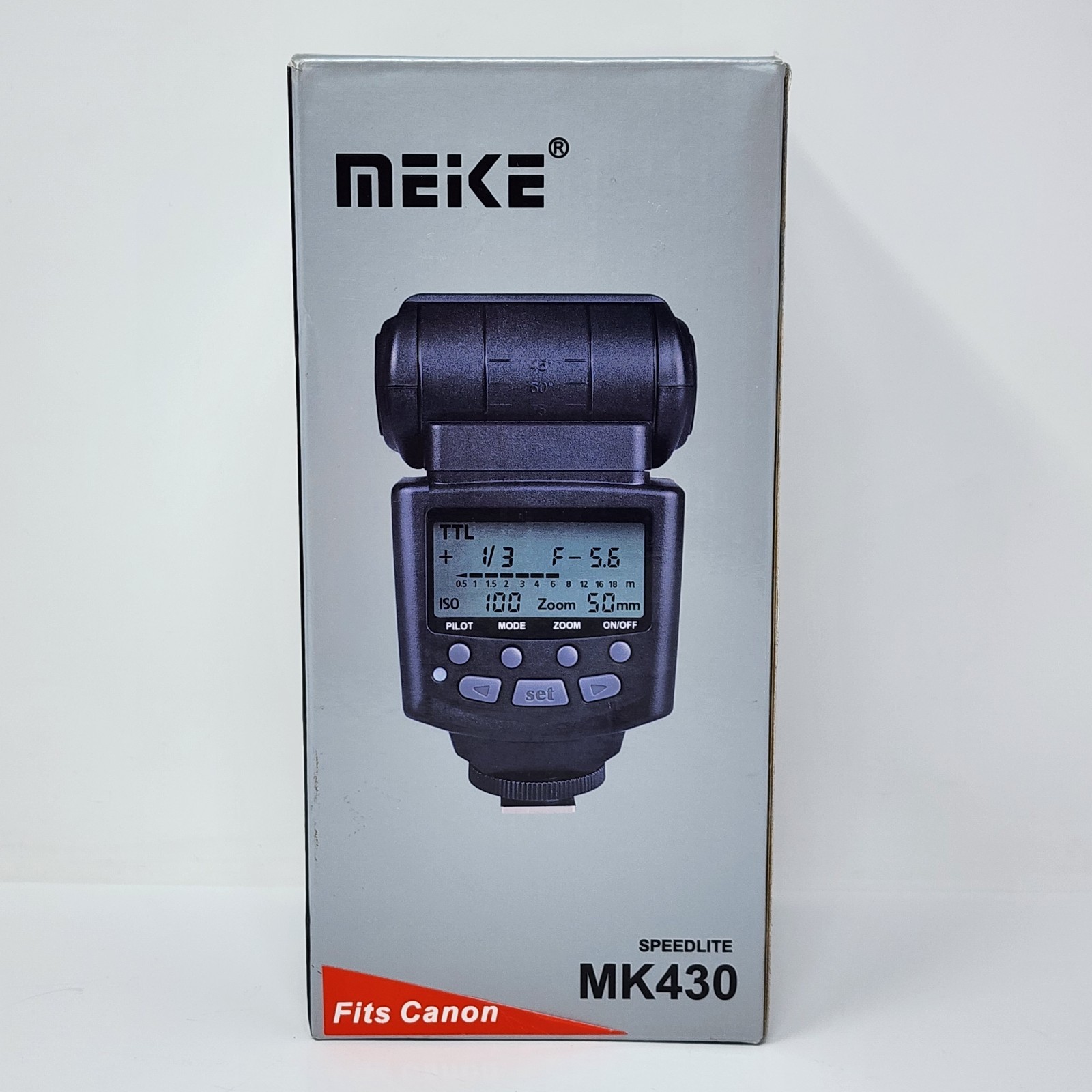 Meike MK430 TTL LCD Flash Speedlite Compatible with Canon DSLR Camera