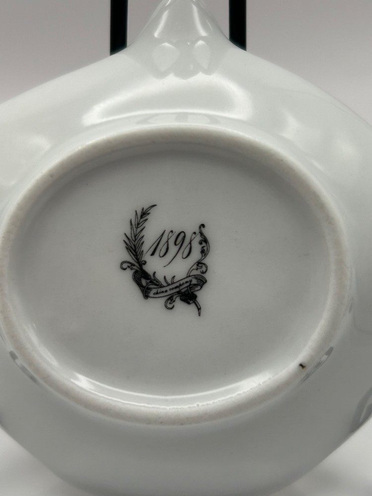 Victorian Porcelain Tea Bag Tidy